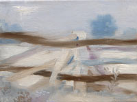 «Einzäunung» | 2007 | Öl auf Leinwand | 18×24