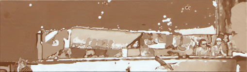 «Schwung» | 2006 | Öl auf Leinwand | 30×105